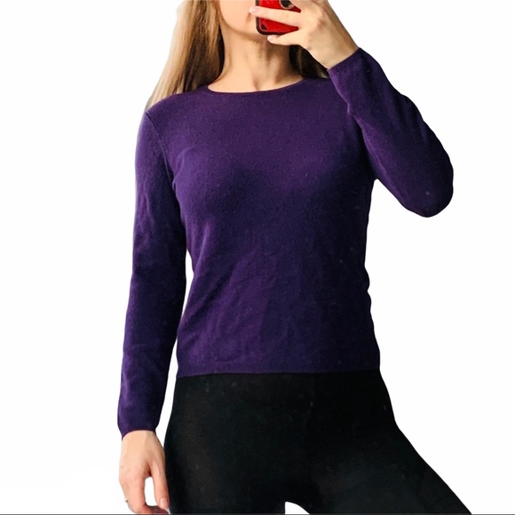 Charter Club 100% Cashmere Crew Neck Wool Pullover - Picture 3 of 11